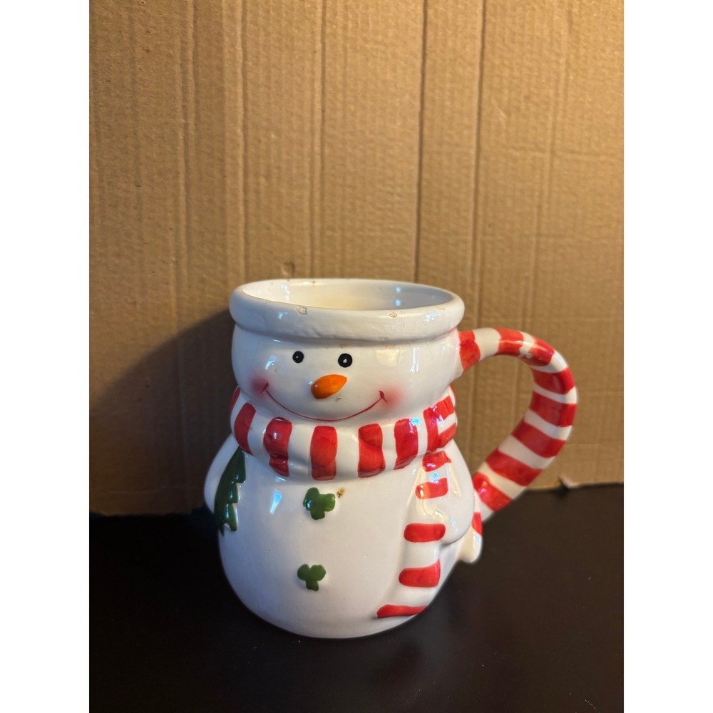 Christopher Radko Traditions Holiday Celebrations Snowman Christmas Mug
